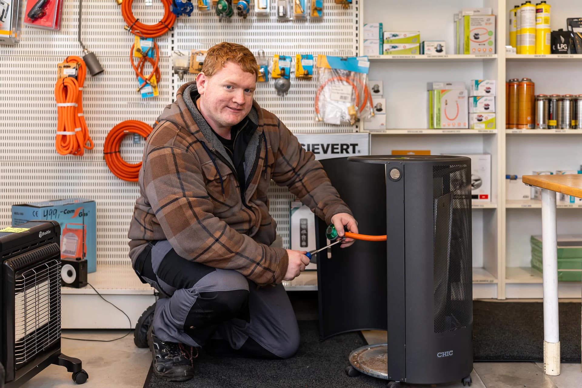 Ikon for Fylling og topping av gassflasker